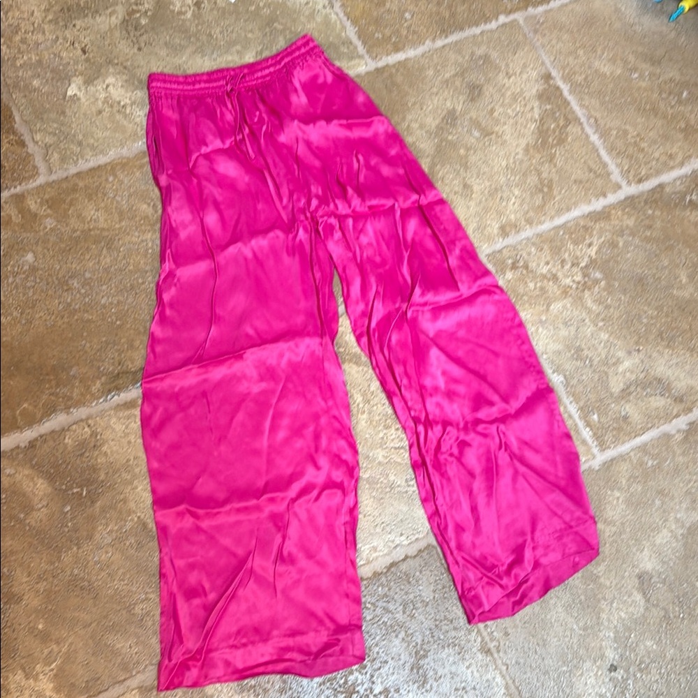 Ciebon Pink Wide Leg Pants small
